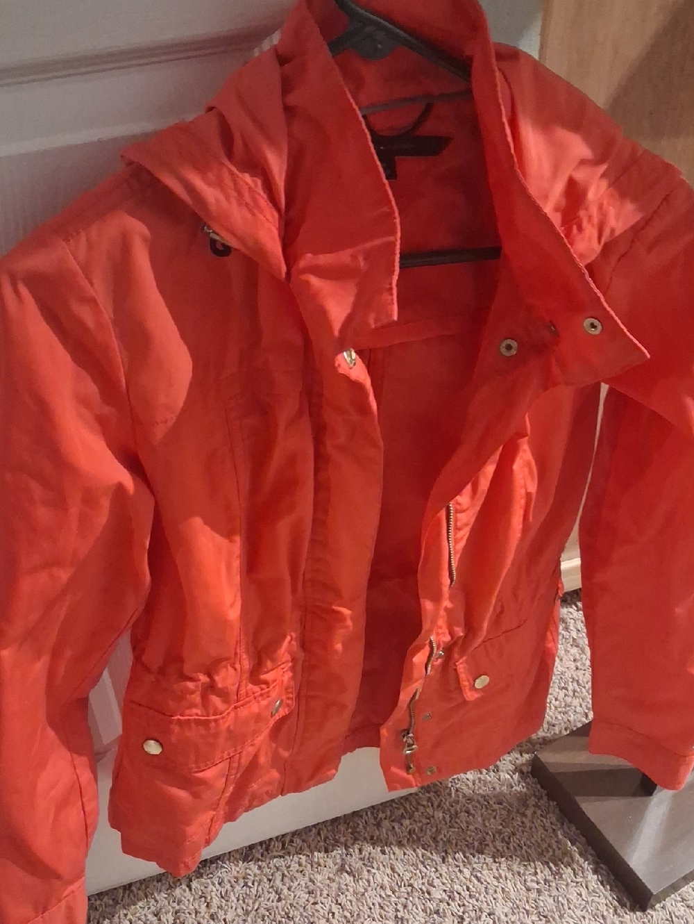 Tommy Hilfiger Orange Trench Coat